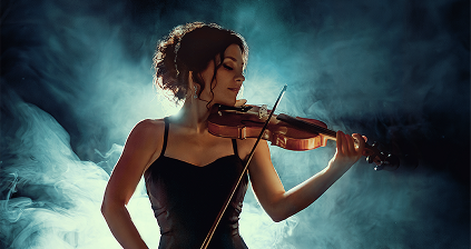 Violín Vibes Candle Edition